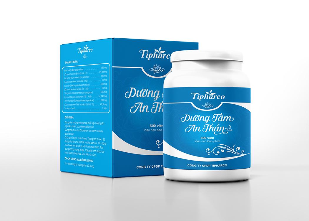 TIPHARCO - Thiết kế bao bì dược phẩm TIPHARCO